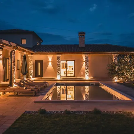 Modern Istrian Lere With Pool, Bbq Lounge & Activities In Sisan